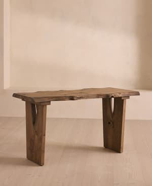 Calne Desk - Aged Oak - Grommet - Left - 140cm - Listing Image