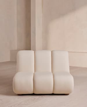 Noelle Outdoor Sectional Armchair - Off White - US - Hover Image