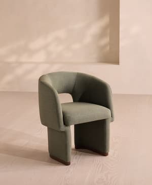 Morrell Outdoor Dining Chair - Linen - Sage - Hover Image