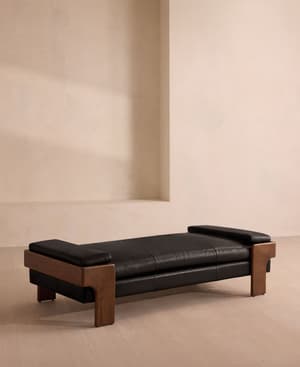 Marcia Daybed - Leather - Black - Listing Image