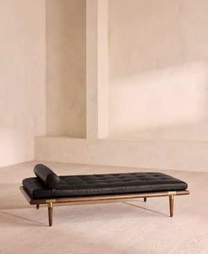 Theodore Daybed - Leather - Black - Listing Image