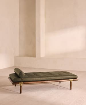 Theodore Daybed - Leather - Moss - Listing Image