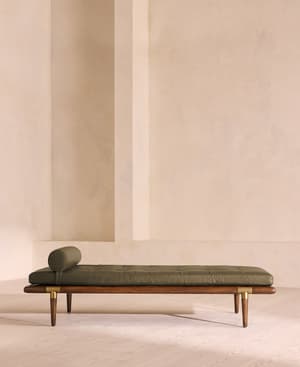 Theodore Daybed - Leather - Moss - Hover Image