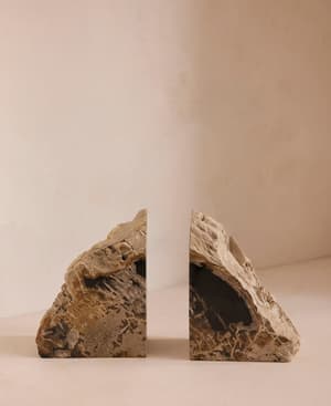Balfern Petrified Wood Bookends - Hover Image