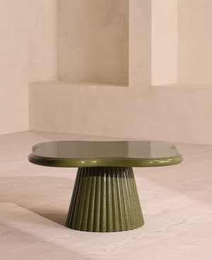 Dayton Outdoor Coffee Table - Concrete - Pine - Hover Image