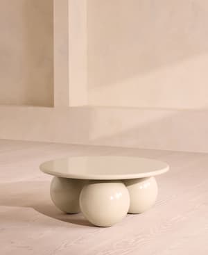 Oxley Outdoor Coffee Table - Concrete - Mushroom - Hover Image