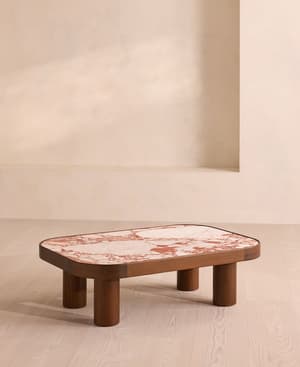 Sylvan Outdoor Coffee Table - Bulgari Marble - Hover Image