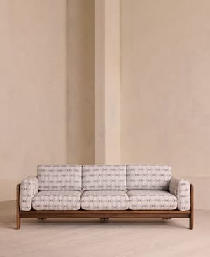 Marcia Outdoor Sofa - Geometric - Blue - Hover Image