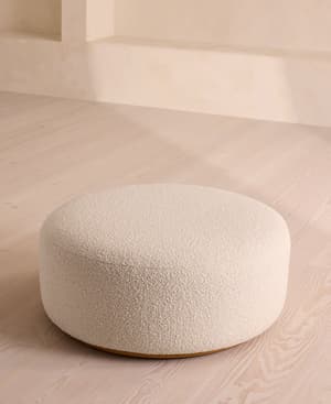 Aline Ottoman - Natural Boucle - US - Hover Image