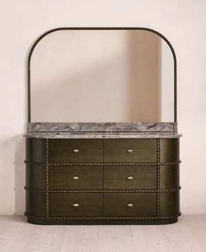 Pietro Double Vanity With Mirror - Brazilian Quartzite - Hover Image
