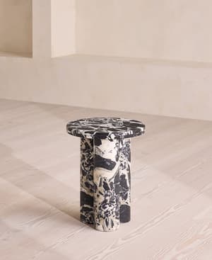 Tisbury Side Table - Noir Grande Marble - Listing Image