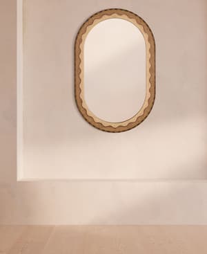 Marella Wall Mirror - Burl & Walnut - Listing Image
