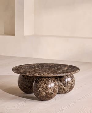Oxley Coffee Table - Dark Emperador Marble - Listing Image