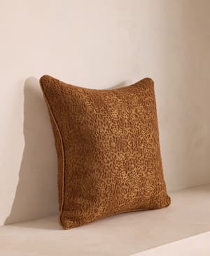Penelope Square Cushion - Ginger - Hover Image