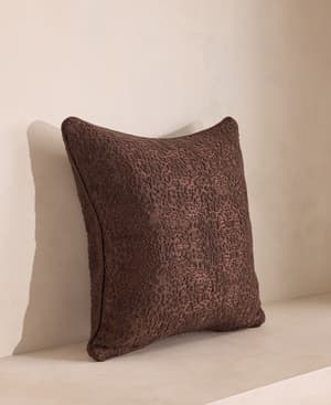 Penelope Square Cushion - Bordeaux - Hover Image
