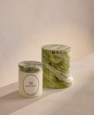 Sicilian Thyme Candle Set - Apple Jade Marble - 250g - Listing Image