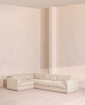 Mossley Left L-Shape Sofa - Linen - Bisque - Listing Image