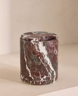 Pavel Ice Bucket - Rosso Levanto Marble - Listing Image