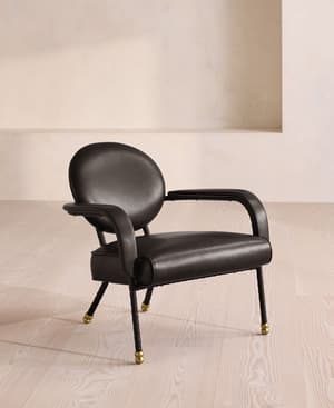 Milo Armchair - Leather - Black UK - Listing Image