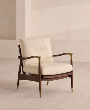 Theodore Outdoor Armchair - Linen - Off White - US - Listing Image