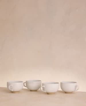 Morley Mug - White - Set of Four - Listing Image