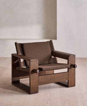 Gabriel Outdoor Armchair - Chocolate - UK - Hover Image