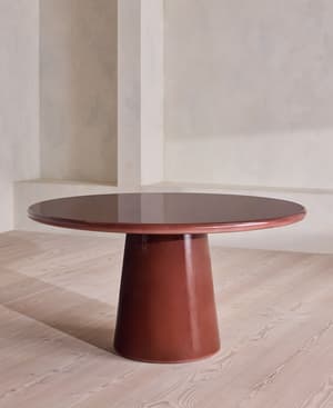 Reti Outdoor Dining Table - Large - Maroon - Hover Image