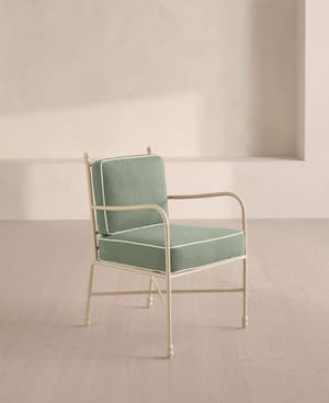 Fawn Outdoor Dining Chair - Sage - UK - Hover Image