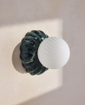 Floria Wall Light - Guatemala Marble - Green - IP44 - UK - Listing Image