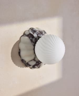 Floria Wall Light - Calacatta Viola Marble - IP44 - UK - Listing Image