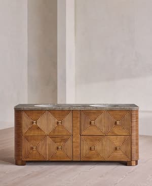Kingsley Double Vanity Unit - Grey Emperador - Listing Image
