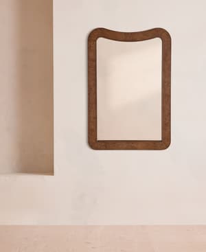 Matilda Wall Mirror - Oak Burl - Hover Image