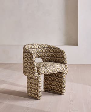 Morrell Dining Chair - Fulton Jacquard - Sage - US - Hover Image