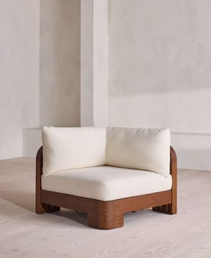Odell Outdoor Sofa - Corner Module - Off White - US - Listing Image