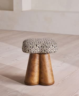 Albany Footstool - Murphy Jacquard - UK - Listing Image