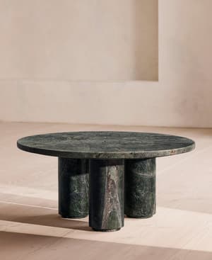 Tisbury Coffee Table - Jurassic Green Marble - Listing Image