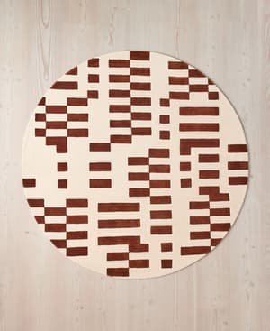 Raya Rug - Rust Round 200 x 200cm - Listing Image
