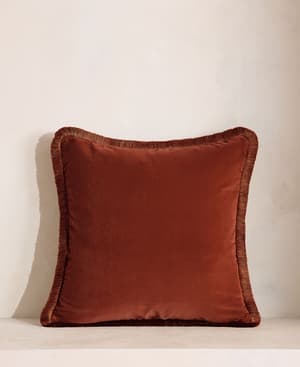 Margeaux Square Cushion - Rust - Listing Image