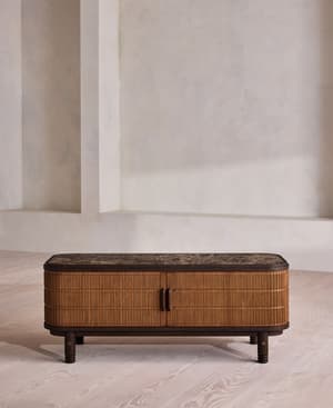 Cullen Media Unit - Dark Emperador Marble - Hover Image