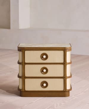 Leo Bedside Table - Royal Diana Marble - Listing Image