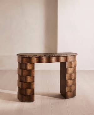 Locanda Console - Dark Emperador Marble - Listing Image