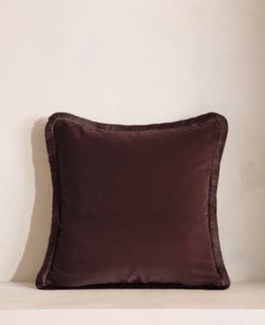 Margeaux Square Cushion - Aubergine - Listing Image