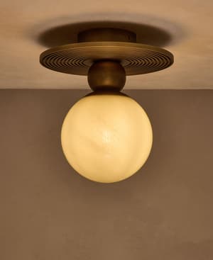 Delia Flush Light - IP44 - UK - Hover Image