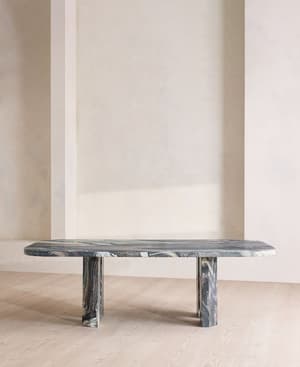 Amos Dining Table - Rosso Luana - Hover Image