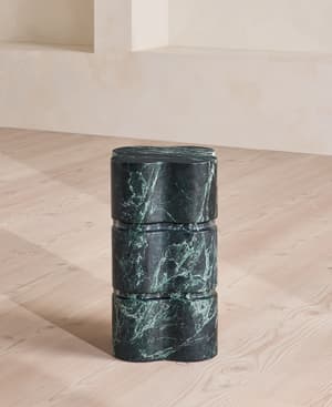 Kahlo Side Table - Verde Alpi Marble - Listing Image