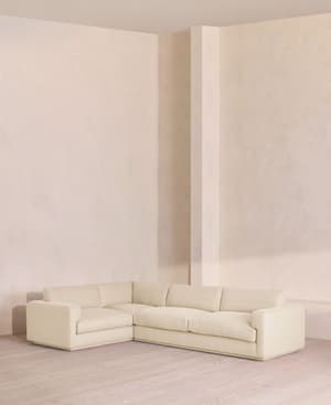 Mossley Right L-Shape Sofa - Linen - Bisque - Listing Image