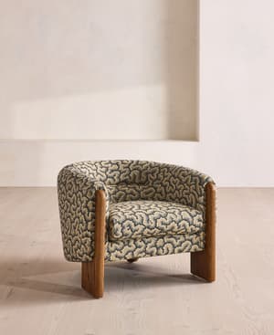 Winnie Armchair - Lophelia Jacquard - Brown  - UK - Hover Image
