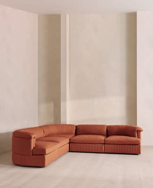 Oona Modular Sofa - Corner Sofa - Linen - Antique Rose - UK - Hover Image