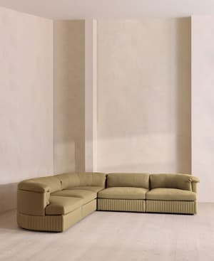 Oona Modular Sofa - Corner Sofa - Linen - Wheat - UK - Hover Image