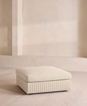 Oona Ottoman - Linen - Bisque - US - Listing Image